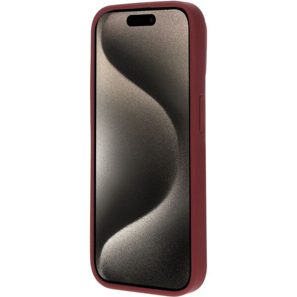 Mobiparts Silicone Cover Apple iPhone 15 Pro Plum Red - Afbeelding 5