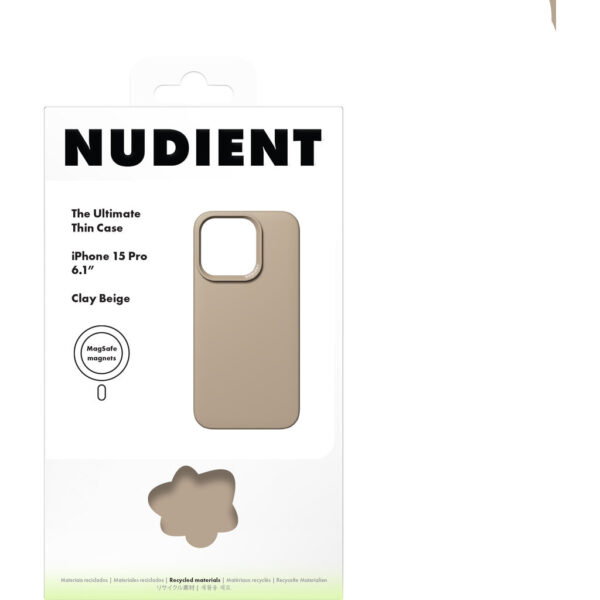 Nudient Thin Precise Case Apple iPhone 15 Plus V3 Clay Beige - MS - Afbeelding 3