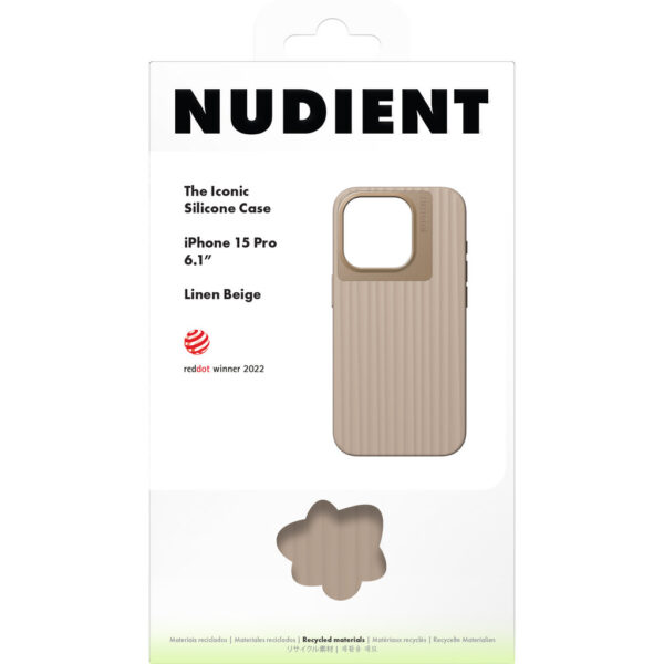 Nudient Bold Case Apple iPhone 15 Pro Max Linen Beige - Afbeelding 3