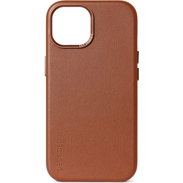 Decoded Leather Backcover Apple iPhone 15 Tan - Afbeelding 2