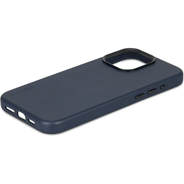 Decoded Leather Backcover Apple iPhone 15 Pro Max Navy - Afbeelding 6