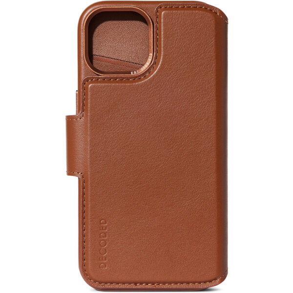 Decoded Leather Detachable Wallet Apple iPhone 15 Tan - Afbeelding 2