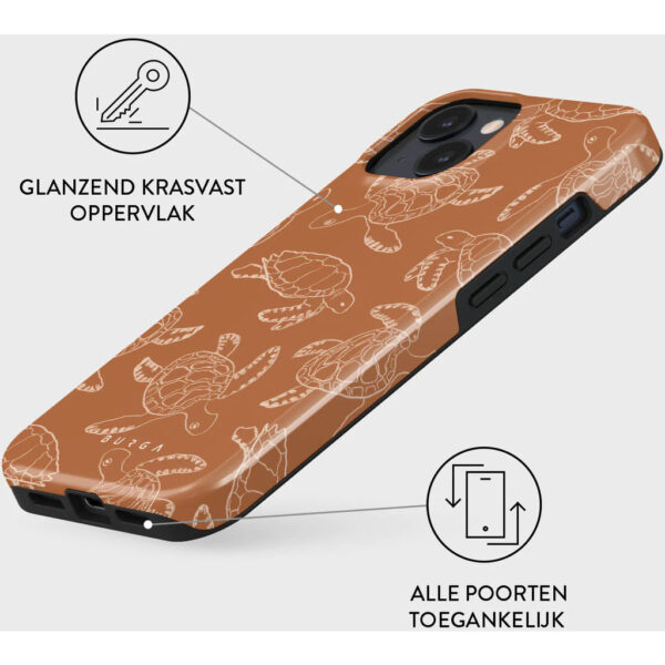 Burga Tough Case Apple iPhone 15 Plus - Earth Shell - Afbeelding 2