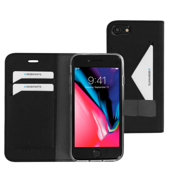 Mobiparts Classic Wallet Case Apple iPhone 7/8/SE (2020/2022) Black - Afbeelding 8