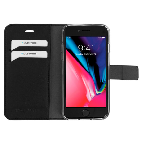 Mobiparts Classic Wallet Case Apple iPhone 7/8/SE (2020/2022) Black - Afbeelding 3