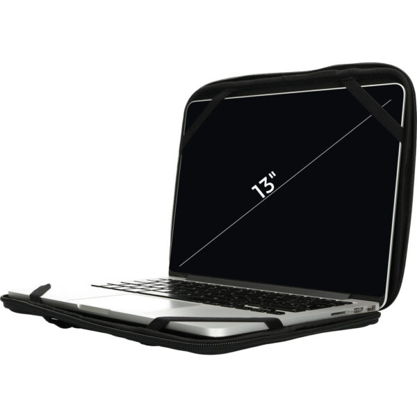 Mobiparts Laptop Case 13 inch Black - Bulk - Afbeelding 8