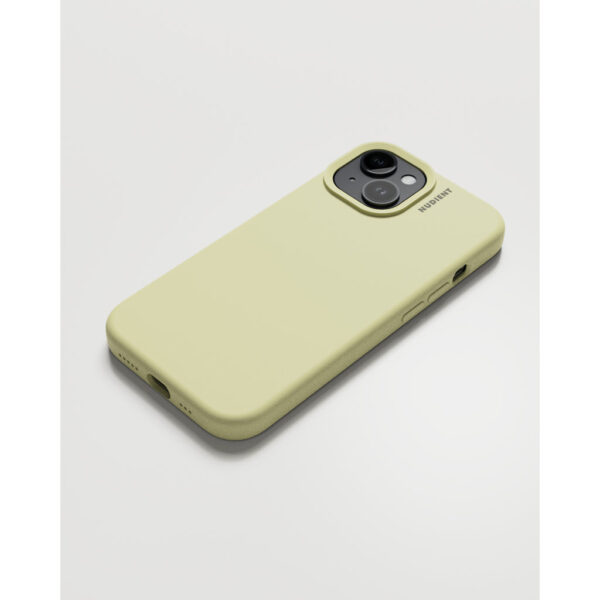 Nudient Base Case iPhone 15 Pale Yellow - Afbeelding 2