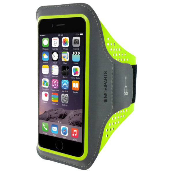 Mobiparts Comfort Fit Sport Armband Size L Neon Green - Afbeelding 7