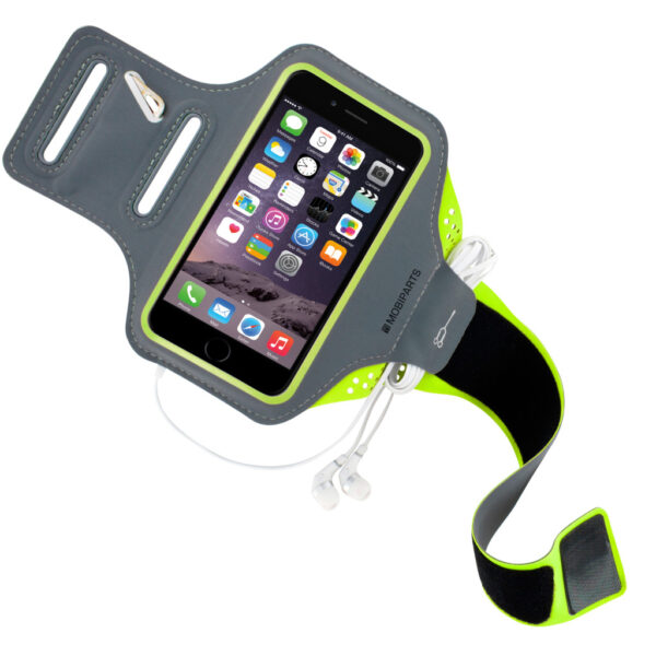 Mobiparts Comfort Fit Sport Armband Size L Neon Green - Afbeelding 3