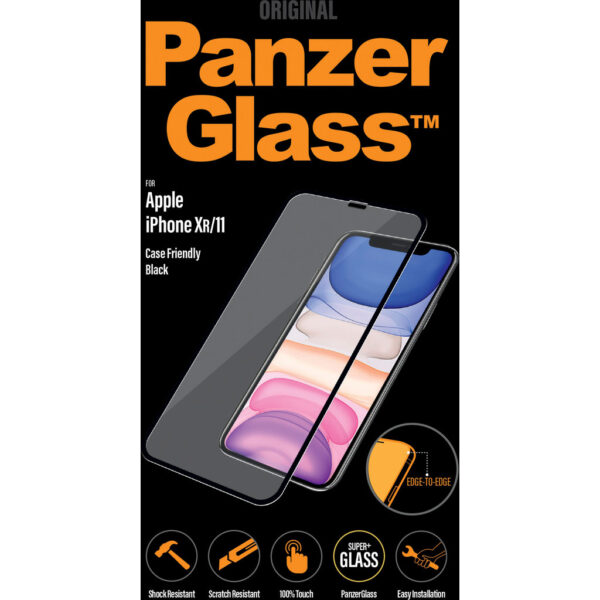 PanzerGlass Apple iPhone XR/iPhone 11 Black CF Privacy Glass - Afbeelding 4