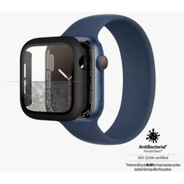 PanzerGlass Full Body Apple Watch 7 45 mm - Black - Anti-Bacterial - Afbeelding 9