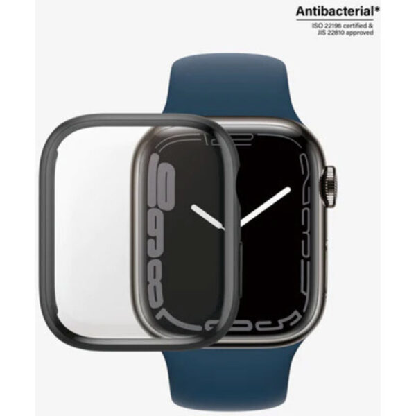 PanzerGlass Full Body Apple Watch 7 45 mm - Black - Anti-Bacterial