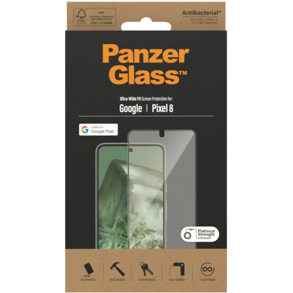 PanzerGlass Google Pixel 8 UWF Black - Afbeelding 7