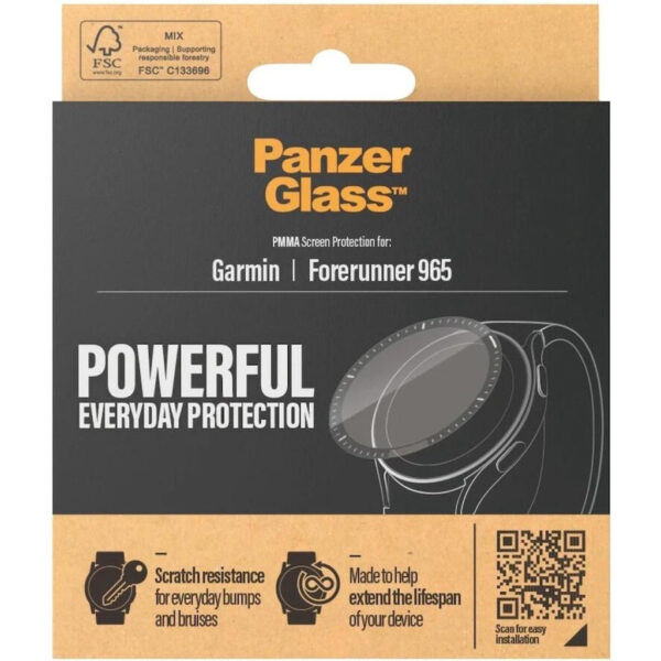 PanzerGlass Garmin Forerunner 965 Black - Afbeelding 7