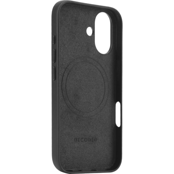 Decoded Leather Backcover Apple iPhone 16 Black - Afbeelding 3