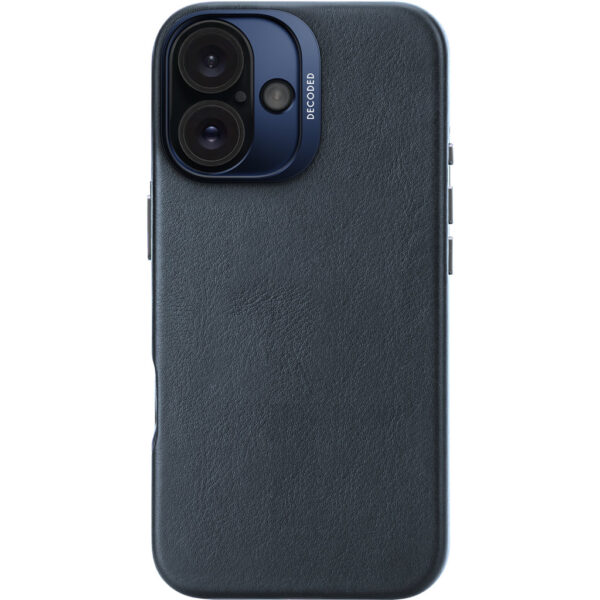 Decoded Leather Backcover Apple iPhone 16 Navy - Afbeelding 4