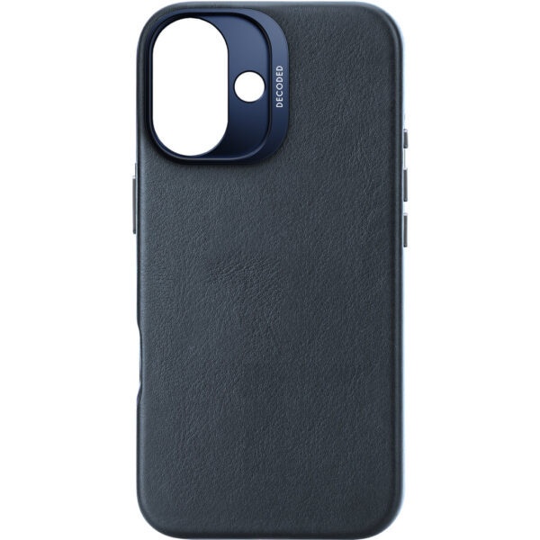 Decoded Leather Backcover Apple iPhone 16 Navy