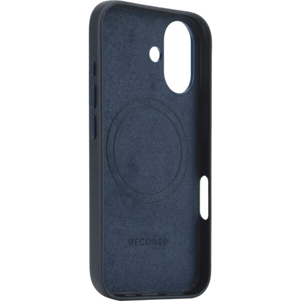 Decoded Leather Backcover Apple iPhone 16 Navy - Afbeelding 3