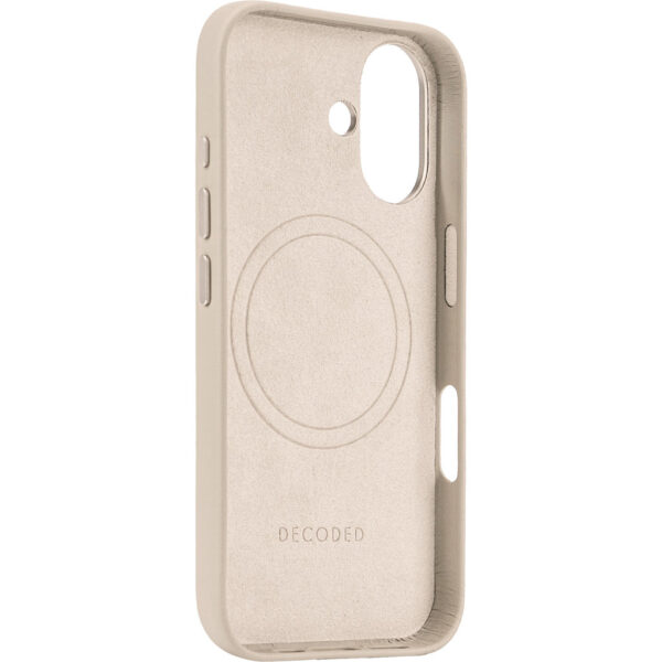 Decoded Leather Backcover Apple iPhone 16 Clay - Afbeelding 3