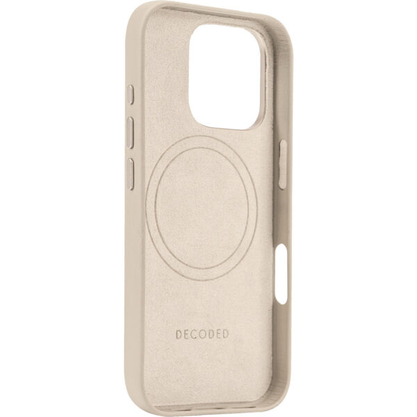 Decoded Leather Backcover Apple iPhone 16 Pro Clay - Afbeelding 3