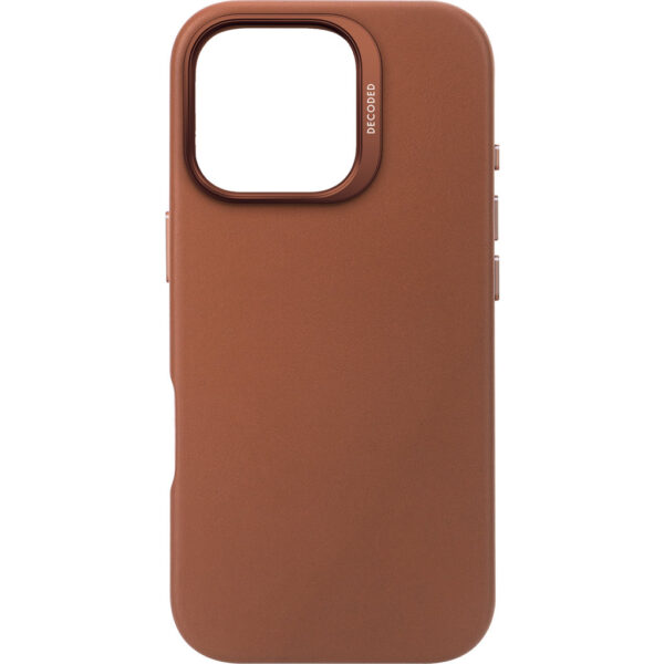 Decoded Leather Backcover Apple iPhone 16 Pro Tan