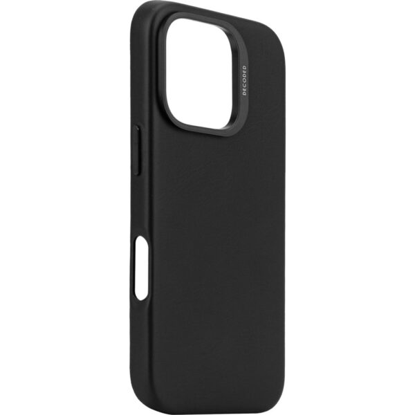 Decoded Leather Backcover Apple iPhone 16 Pro Black - Afbeelding 2