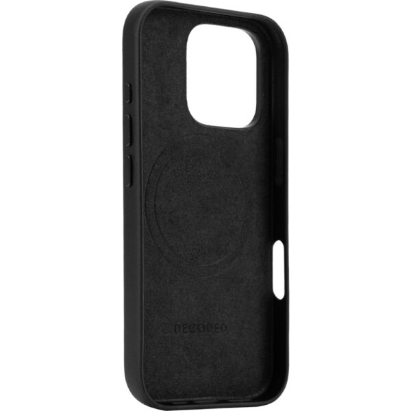 Decoded Leather Backcover Apple iPhone 16 Pro Black - Afbeelding 3