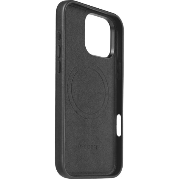 Decoded Leather Backcover Apple iPhone 16 Pro Max Black - Afbeelding 3