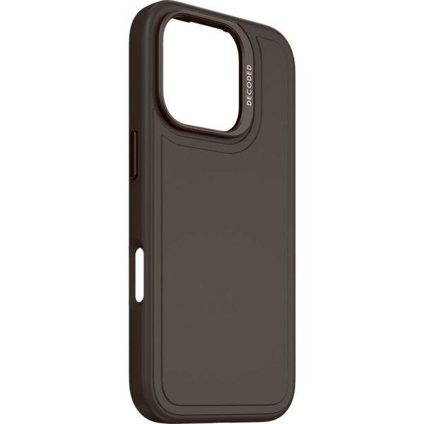 Decoded Silicone Stacks Backcover Apple iPhone 16 Pro Phantom Black