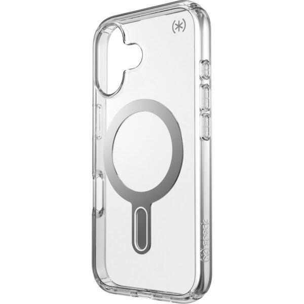 Speck Presidio Perfect Clear + ClickLock Apple iPhone 16 Clear -  with Microban