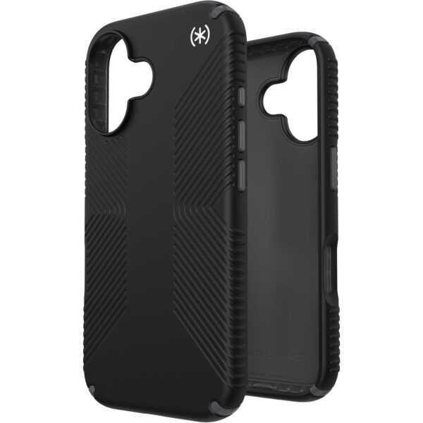 Speck Presidio2 Grip Apple iPhone 16 Black -  with Microban - Afbeelding 3