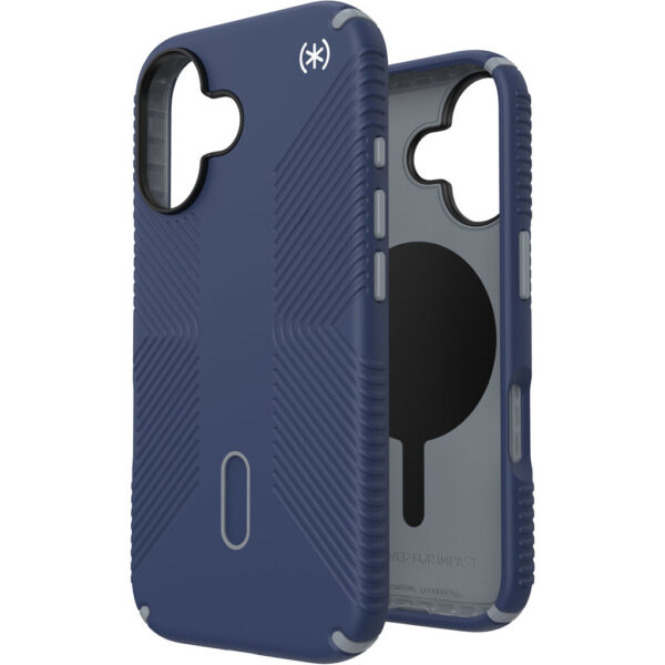 Speck Presidio2 Grip + ClickLock Apple iPhone 16 Costal Blue -  with Microban - Afbeelding 3