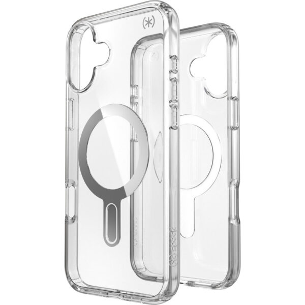 Speck Presidio Perfect Clear + ClickLock Apple iPhone 16 Plus Clear -  with Microban - Afbeelding 3