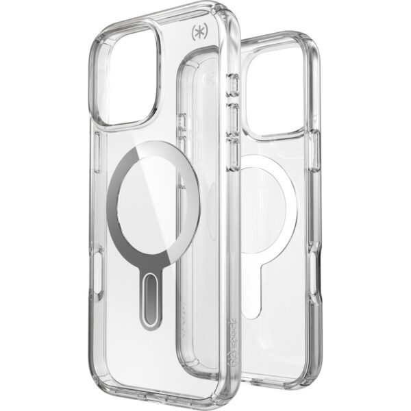 Speck Presidio Perfect Clear + ClickLock Apple iPhone 16 Pro Max Clear -  with Microban - Afbeelding 3