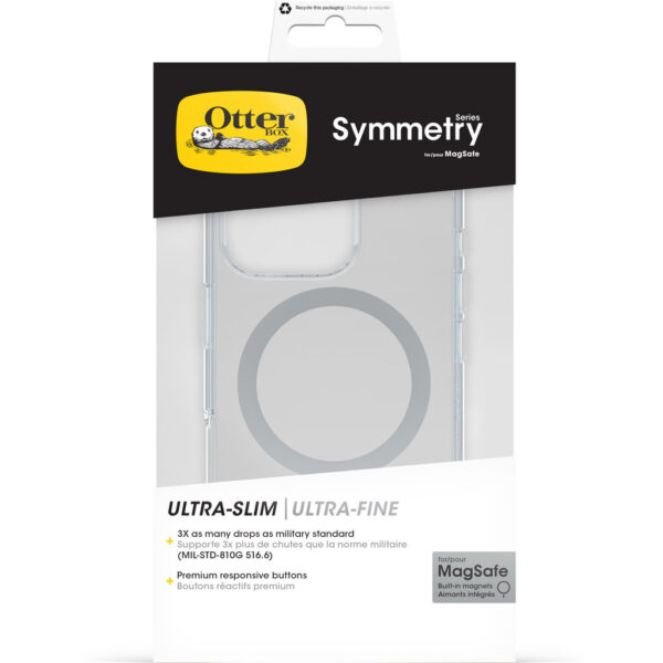 OtterBox Symmetry MagSafe Case Apple iPhone 16 Pro Clear - Afbeelding 4