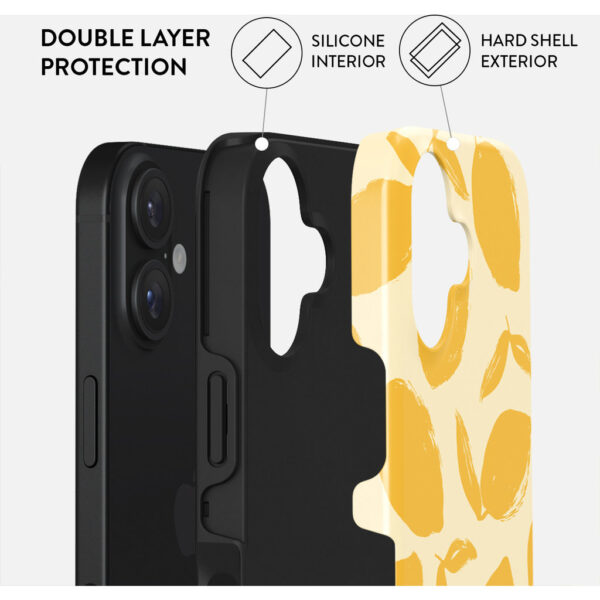 Burga Tough Case Apple iPhone 16 - Lemon Tart