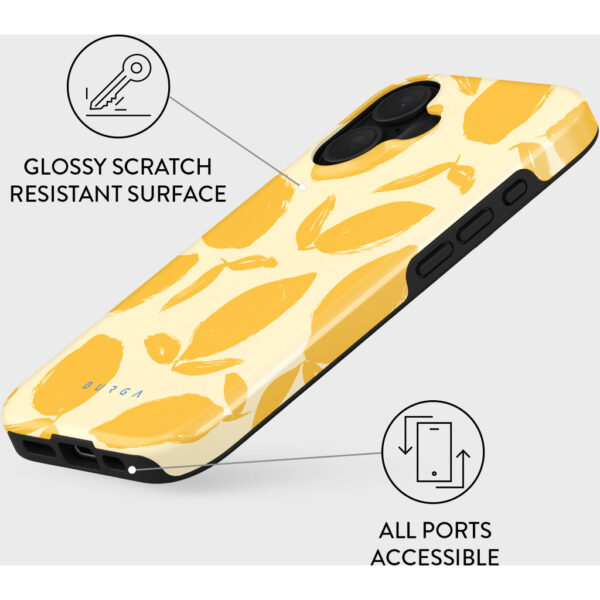 Burga Tough Case Apple iPhone 16 - Lemon Tart - Afbeelding 2