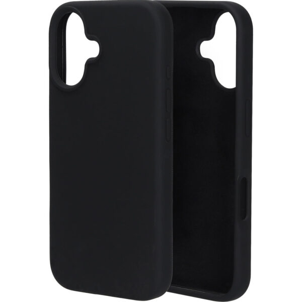 Mobiparts Silicone Cover Apple iPhone 16 Black - Afbeelding 4