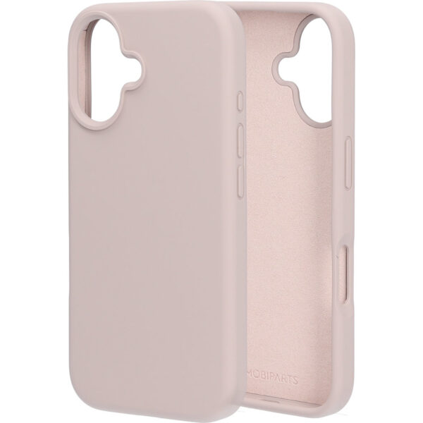 Mobiparts Silicone Cover Apple iPhone 16 Soft Salmon - Afbeelding 4