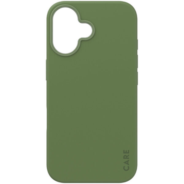 CARE by PanzerGlass Fashionable Case Green w. MagSafe iPhone '24 6.1" - Afbeelding 4