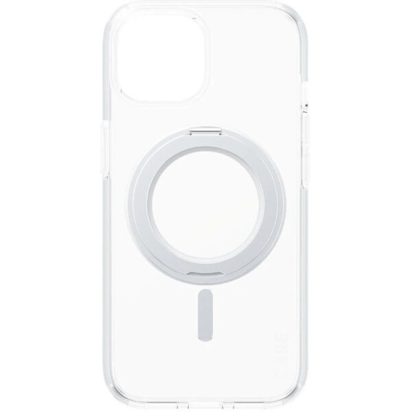 CARE by PanzerGlass Feature Case Transparent w. Silver Kickstand & MagSafe iPhone15 - Afbeelding 3