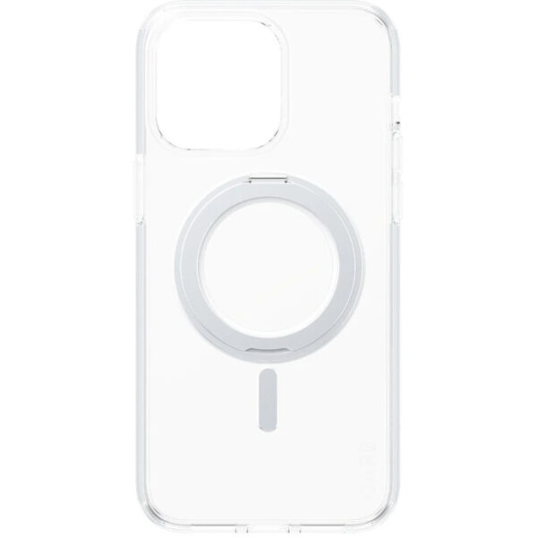 CARE by PanzerGlass Feature Case Transparent w. Silver Kickstand & MagSafe iPhone15 Pro Max - Afbeelding 3