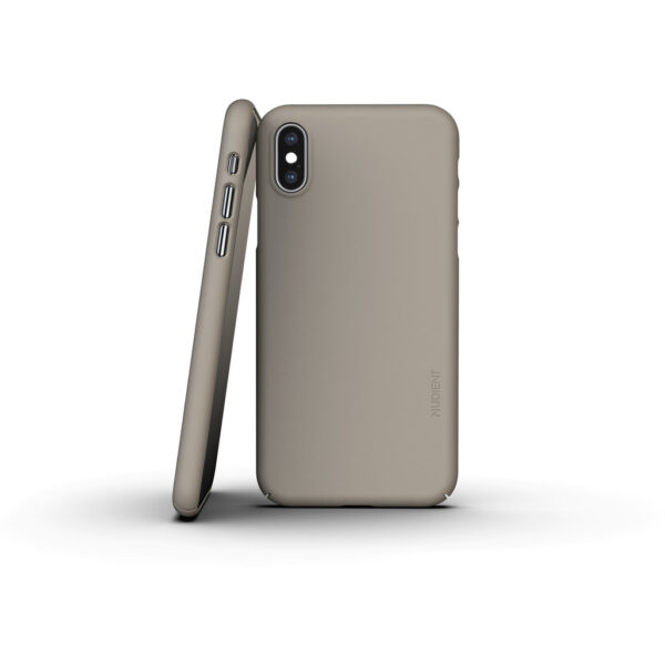 Nudient Thin Precise Case Apple iPhone XS V3 Clay Beige - Afbeelding 11