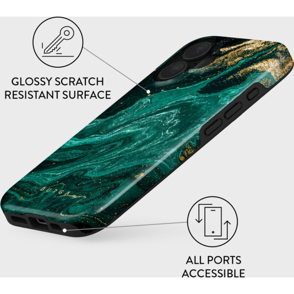 Burga Tough Case Apple iPhone 16 Plus - Emerald Pool - Afbeelding 5