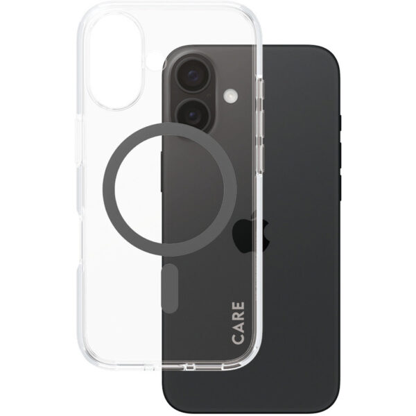 CARE by PanzerGlass Flagship Case Transparent Urban Combat w. Black MagSafe iPhone '24 6.1 - Afbeelding 11