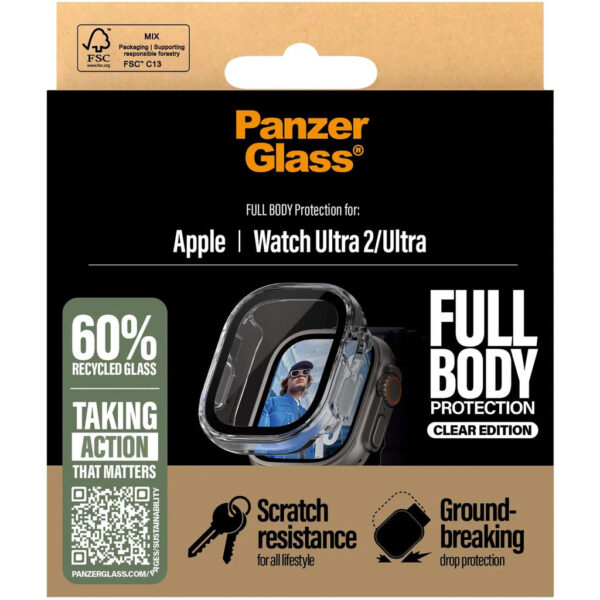 PanzerGlass Full Body Snappie Apple Watch Ultra/Ultra2 - Transparent