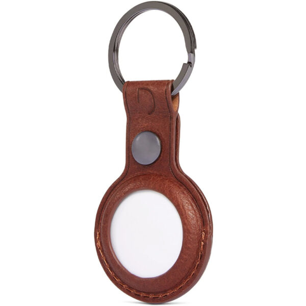 Decoded Leather Airtag Loop Cinnamon Brown - Afbeelding 2