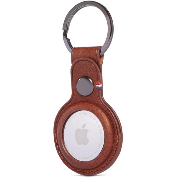 Decoded Leather Airtag Loop Cinnamon Brown - Afbeelding 3