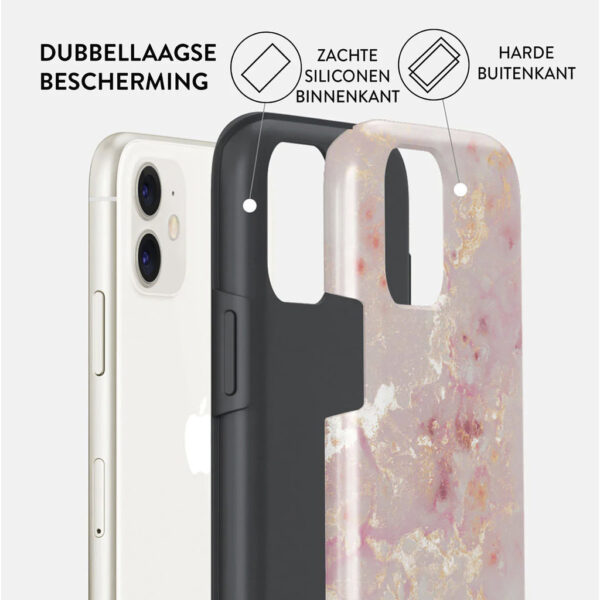 Burga Tough Case Apple iPhone 11 - Golden Coral - Afbeelding 7