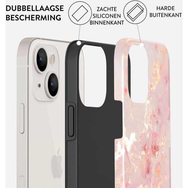 Burga Tough Case Apple iPhone 14 - Golden Coral - Afbeelding 6